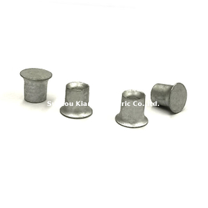 Porca de rebite industrial durável para fixação de perfil de barramento