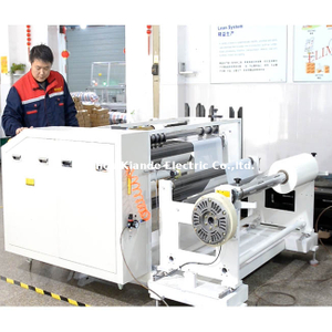 Máquina de corte automática de filme Mylar para dobra de barramento com alta produtividade