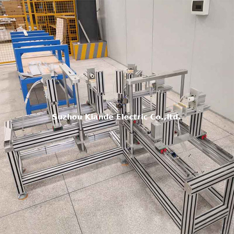 máquina de montagem de barramento de cotovelo de fabricação para produção de perfil de barramento de cotovelo